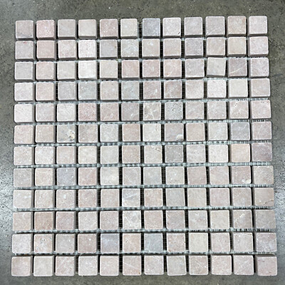 12x12 Tile Rosa Zarci Mosaic Remodel Stone Backsplash Wall BOX OF 5 TILES T-94 