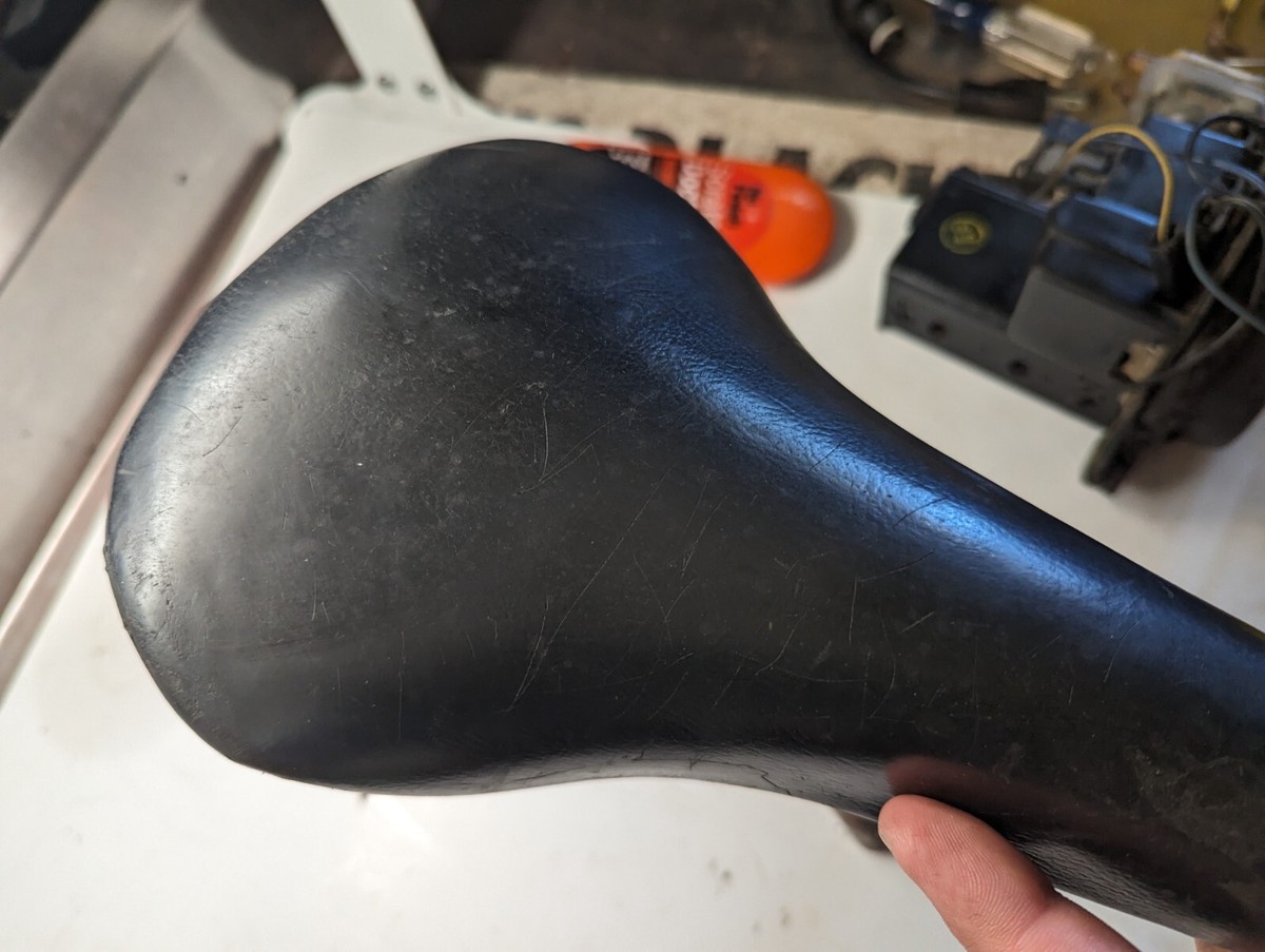 Siège De Vélo Vintage Mesinger En Vinyle Noir - Pour Schwinn - Bon état - Fabriqué USA