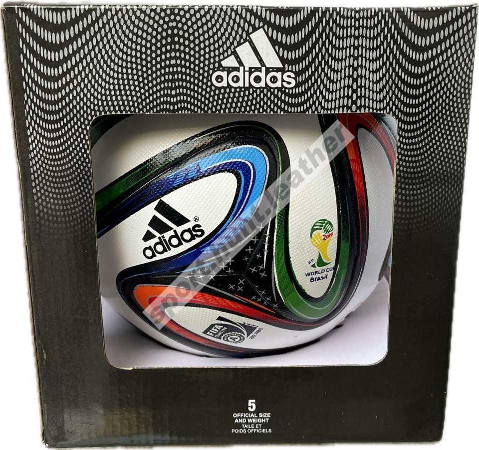 ADIDAS BRAZUCA SOCCER BALL! FIFA WORLD CUP 2014 BRAZIL! SIZE 5 ,Hand