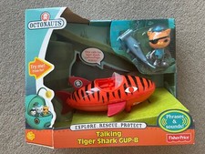 New Fisher Price Octonauts Talking Tiger Shark Gup-B GupB Kwazii Sounds Toy Toys
