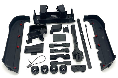 Team Corally SPARK XB6 - Side Guards, Battery Tray, Braces, Bumpers C-00285