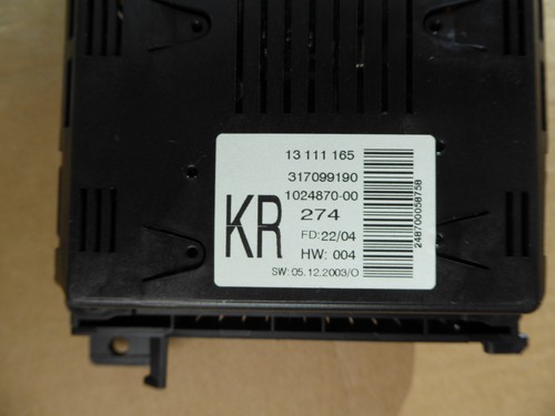 Opel Astra H 1,4 Bordcomputer 13111165 KR - Infodisplay - Bild 6 von 6