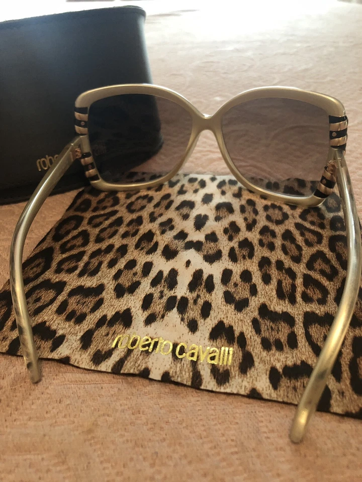 Очки солнцезащитные Roberto Cavalli (подлинные) Ginko 659s, бежевые, 59 ММ БЕСПЛАТНАЯ ДОСТАВКА!!! - Изображение 4 из 4