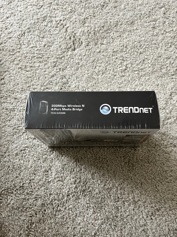 Wireless Media Bridge TRENDnet N300 4-Port TEW-640MB Sealed - Image 2 of 4