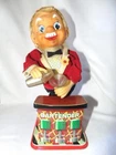 Creepy Vintage ROSKO Battery Powered BARTENDER Lithograph Toy, Charlie Weaver