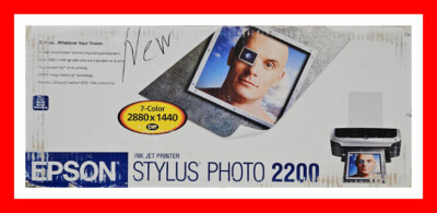  Epson Stylus Photo 2200 Digital Photo Inkjet Printer NEW in BOX! FAST SHIP! 