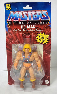 Mattel Masters of the Universe: Origins He-Man Action Figure 2019 New Sealed