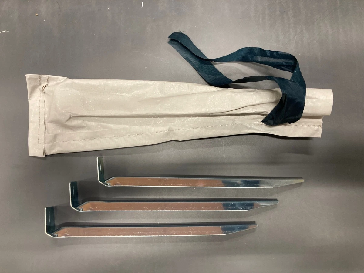 Toyvian 12pezzi Picchetti in Lega Di Alluminio Per Fissaggio Corde, Picchetti Per Campeggio e Attività All Aperto