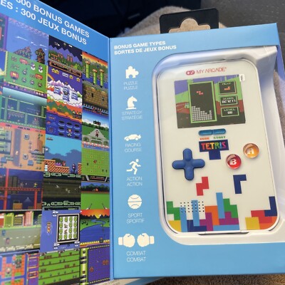 My Arcade Tetris Go Gamer Portable Electronic Game Video System