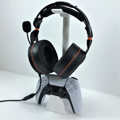 3D Cabin PS5 Controller Stand And Headphone Hanger Holder Mount For Dual Sense P