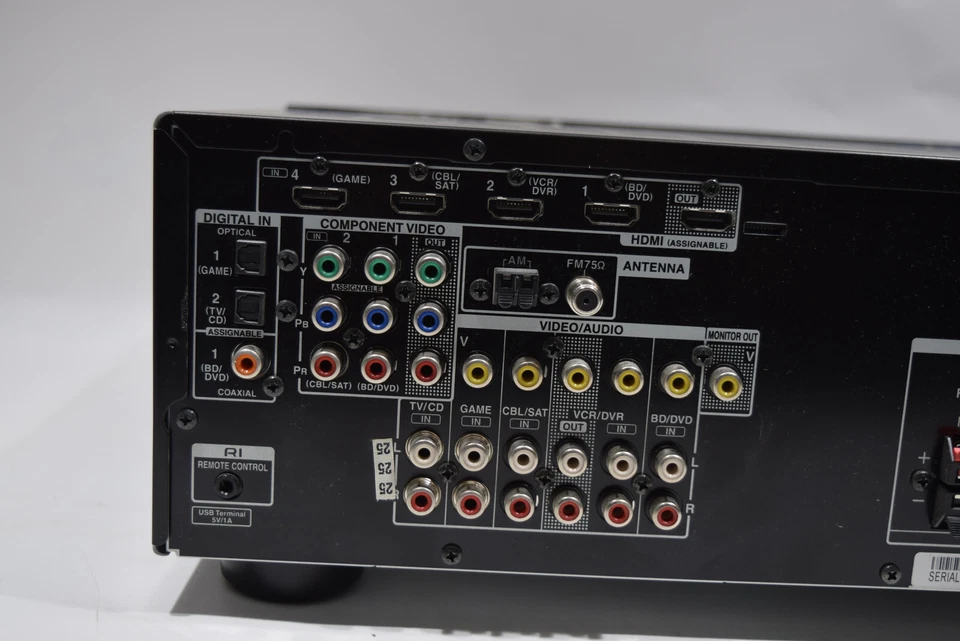 Onkyo AV Receiver HT-R391 5.1-Channel For Home Theater System Bundle - w/Remote - Image 4 of 4