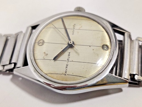 Gebrauchte Favre Leuba Handaufzug gewartet 31 mm Herrenarmbanduhr Arueb-259 - Bild 3 von 11