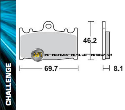 FOR SUZUKI GSX F 650 2012 12 FRONT SINTERED BRAKE PADS BRAKING METAL