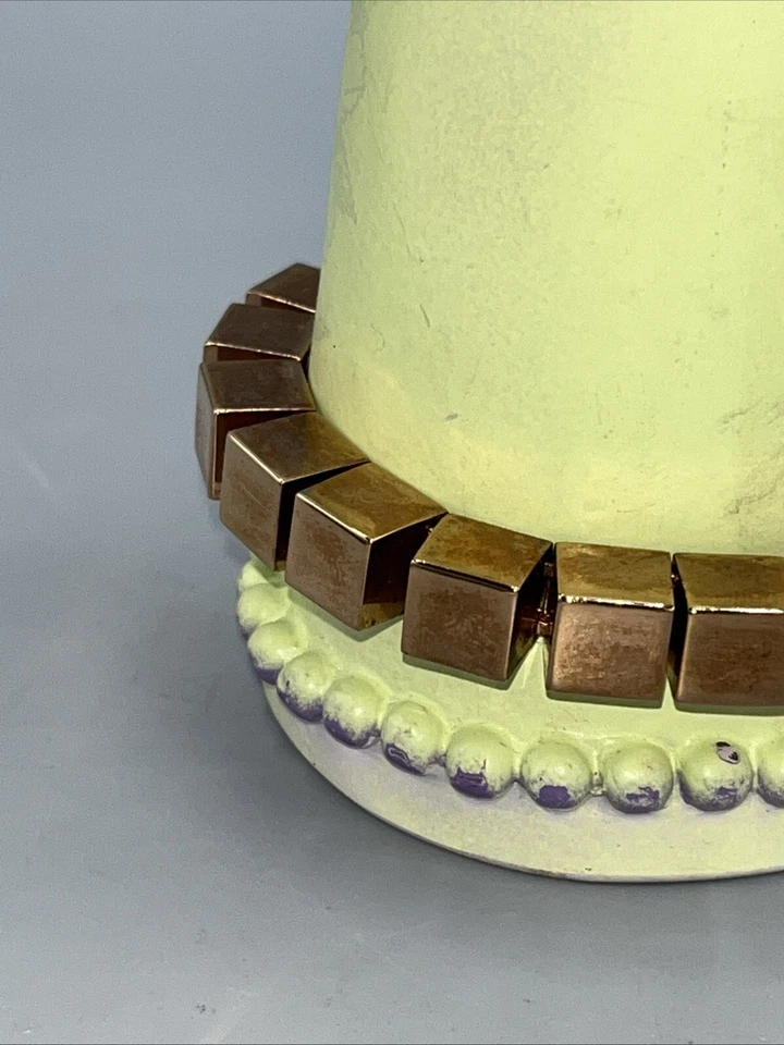 Brazalete Eddie Borgo Cubo Cierre Caja Declaración Gruesa Joyería Tono Oro Rosa Foto 4 de 4