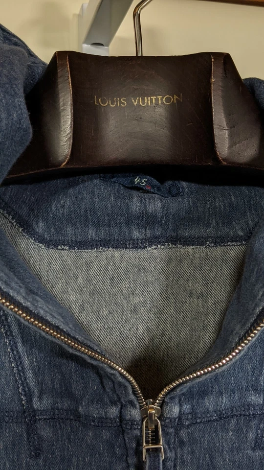 Chaqueta con Capucha 45 rpm Teñida Índigo Natural Cremallera Completa Talla 2 Japón Artesanal  Foto 4 de 4