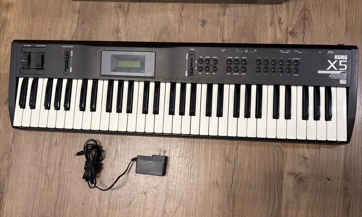 KORG X5 Music Synthesizer Black keyboard Music Instruments | eBay