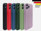 Handy Hülle iPhone 15 14 13 12 Pro Max mini Kamera Schutz Silikon Case Display