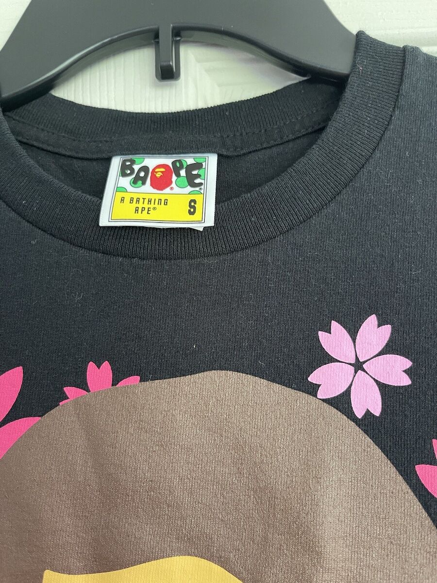 Bape Black Sakura Ape Head Tee SS24 Size Small NWOT | eBay Bape Black Sakura Ape Head Tee SS24 Size Small NWOT | eBay
