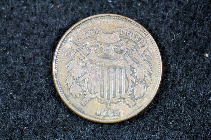 1865 TWO CENT PIECE #D19167