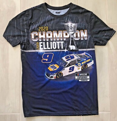 RARE OUT OF STOCK HENDRICK CHASE ELLIOTT 2020 DOUBLE SIDED CHAMPIONSHIP XL SHIRT