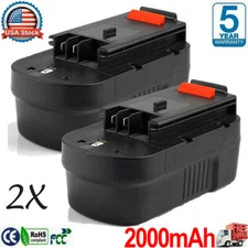 2Pack HPB18 Battery Replacement for Black Decker 18Volt Cordless Power HPB18-OPE
