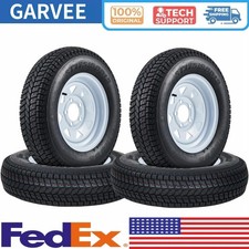 4pcs St175/80d13 Trailer Tires 5 Lug Center Bore 3.2