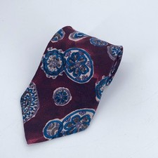 Eton Tie Mens One Size Colorful Floral Silk Classic Fit Luxury Necktie USA Made