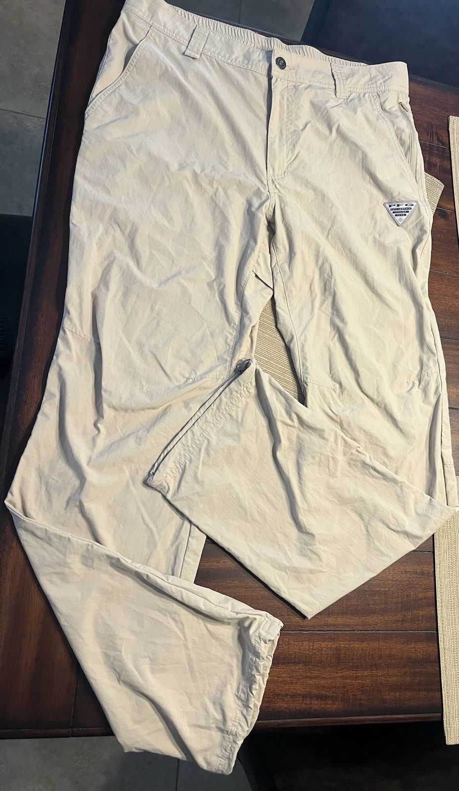 Columbia PFG Khaki Fishing 🎣 Pants 👖 34 X 34
