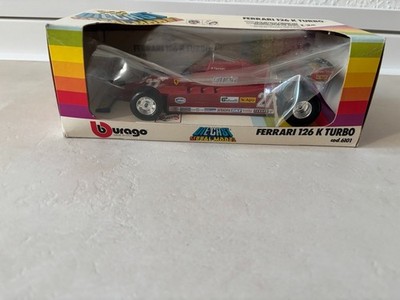 Bburago Ferrari 126 K Turbo 1:24 Diecast Metall Modell OVPMade in Italy 
