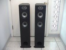 HERMOSOS ALTAVOCES ESTÉREO POLK AUDIO TSx330t ¡COMO NUEVOS! TEATRO EN CASA RED NEGRA