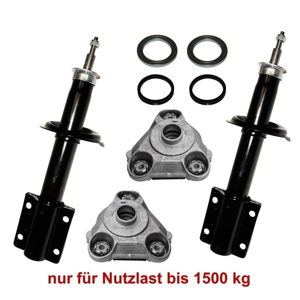 2 Gas StossdäMpfer Vorne FüR Peugeot Boxer 244 Und 2 Domlager Q15-image