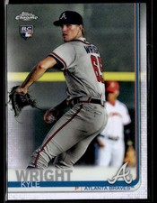 2019 Topps Chrome #120 Kyle Wright Refractor Baseball Card 0603I