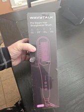 Wavytalk Pro Steam Hair Straightener Brush, Steamline Pro 3 in 1 Straightening