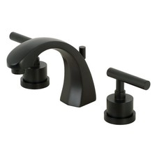 Kingston Brass KS498.CML Manhattan 1.2 GPM Widespread Bathroom - Black