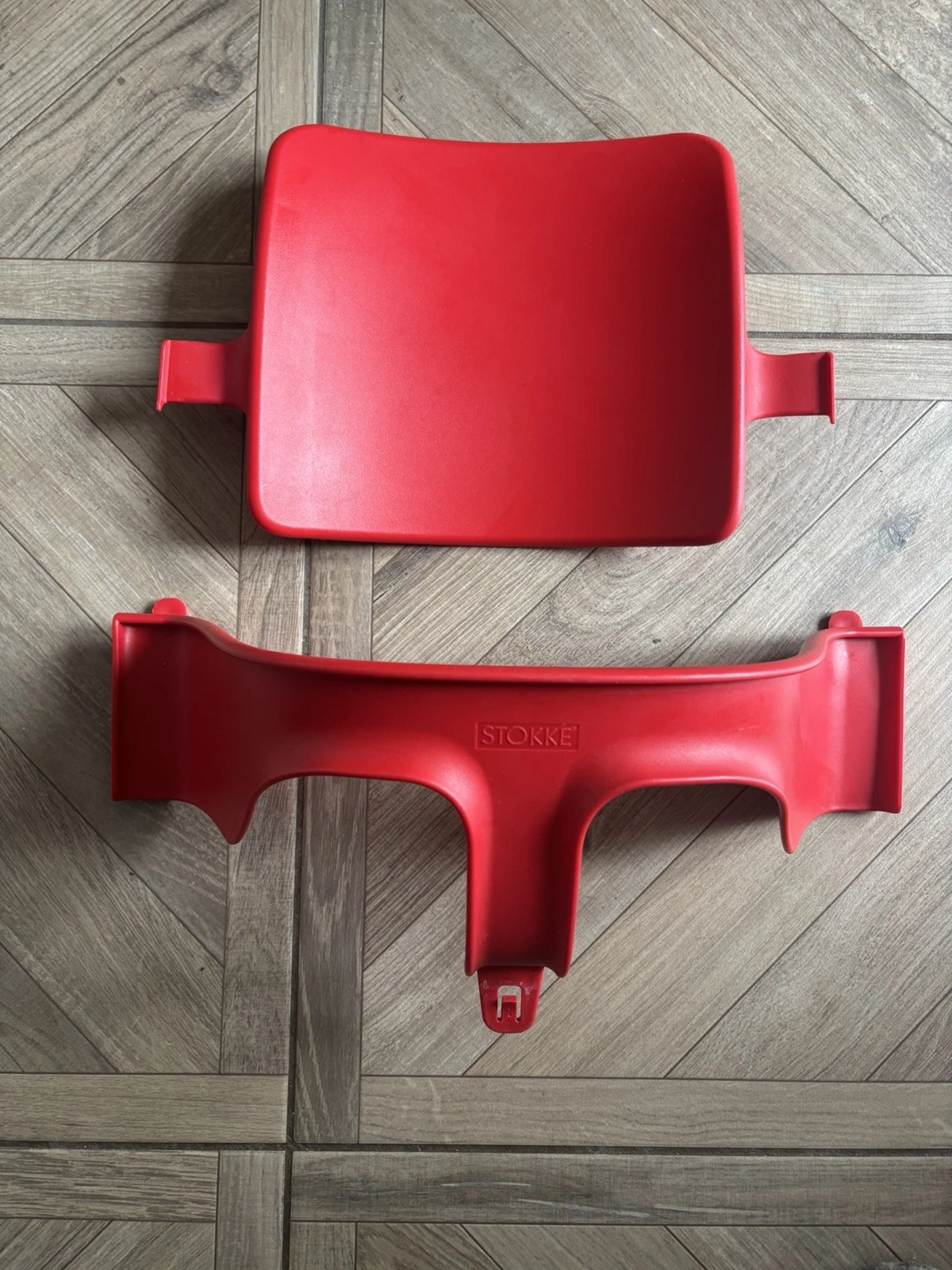 Stokke Tripp Trapp Baby Set Red ,compatible with tray
Opens in a new window or tab