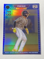 ETHAN SALAS 2024 Leaf Pro Set Metal Limited Edition #PSG96 Blue XRC 1/25 (F4)