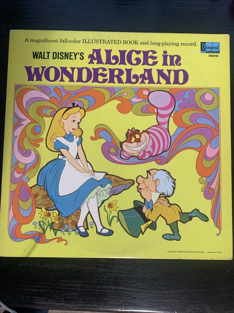 Alice in Wonderland Disney Records, Tapes & CDs (1968-Now) for