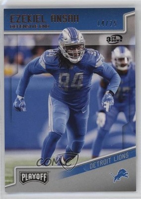 2018 Panini Playoff 3rd Down /25 Ezekiel Ansah #68 tg5