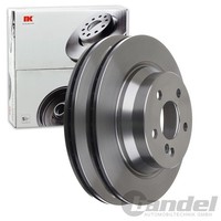 2X Nk Bremsscheiben 300Mm BelÜFtet Hinten Passend FÜR MERCEDES-BENZ Cls