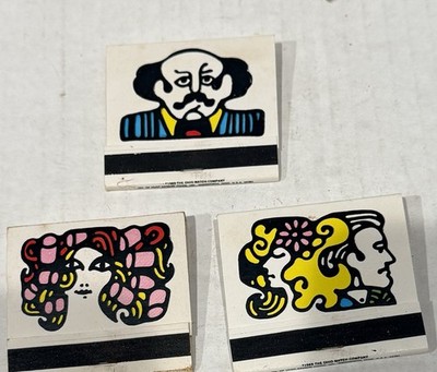 Ohio Match Company 1969 Psychedelic Groovy Couples Vintage Matchbook Collection 