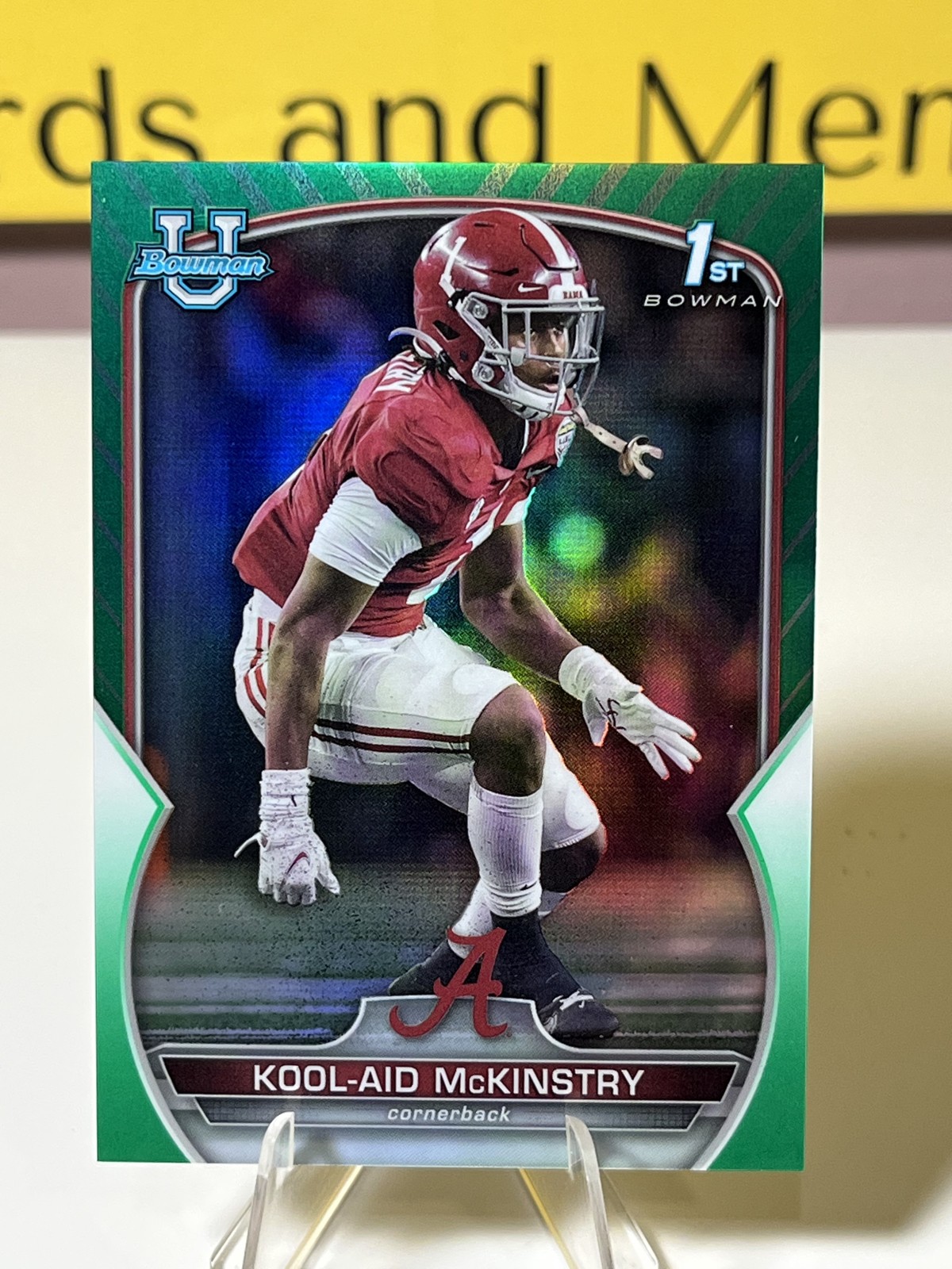 2022 Bowman University Chrome - Kool-Aid McKinstry #14 Green Refractor /99 (RC)