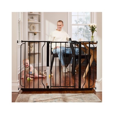 Easy Step 49-Inch Extra Wide Baby Gate, Includes 4-Inch and 12-Inch Extension...