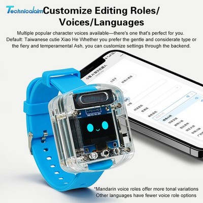 Xiaozhi AI Voice Wrist Watch DIY kit AI Dialogue Development Board ESP32S3N16R8