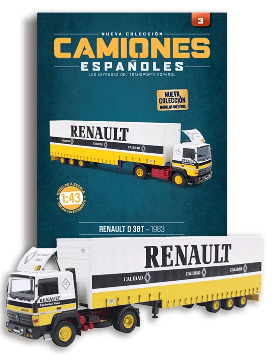 Camion Renault Calberson Bâché - IXO Altaya 1/43 - Collection LL1047 - Cadeau Abonnés