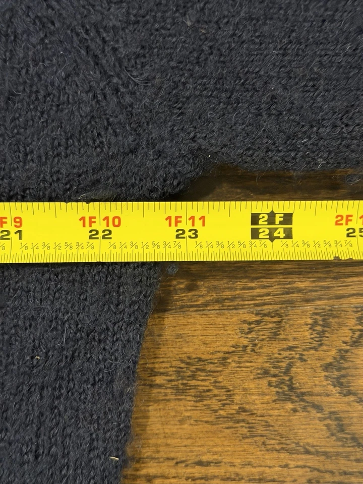 Zara Mens Sweater Large Crew Neck Pullover Classic Black Classic Work Prep - Image 2 of 4