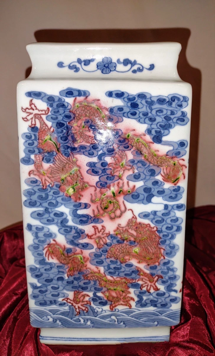 铜红中国古董花瓶| eBay