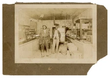 1900s African American Owned Frontier General Store Mounted Photo