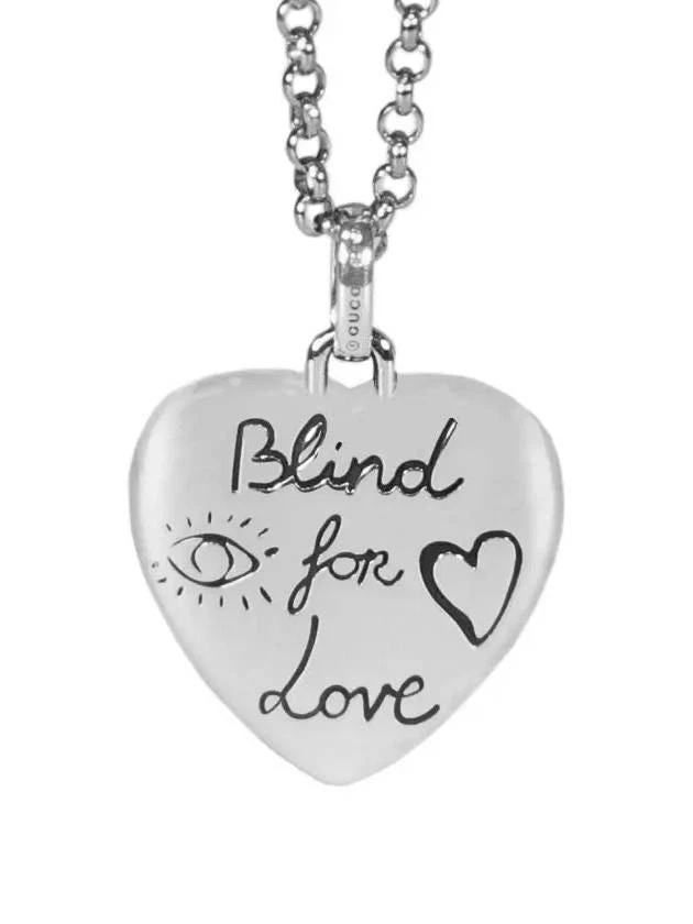 Gucci Bind For Love Sterling Sliver  Heart Pendant Necklace - Image 2 of 4