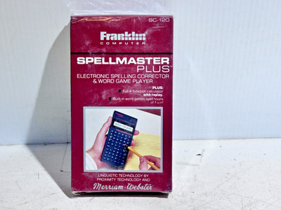 Vintage NOS Franklin Computer Spellmaster Plus SC-120