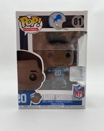 Funko Pop Foot Ball NFL Barry Sanders #81 Vinyl Figure